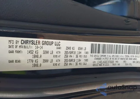 2011 Dodge Durango Crew from USA, damaged, VIN 1D4RE4GG4BC651705